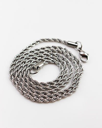 CORRENTE MASC. INOX CORDAO BAIANO 2.4MM