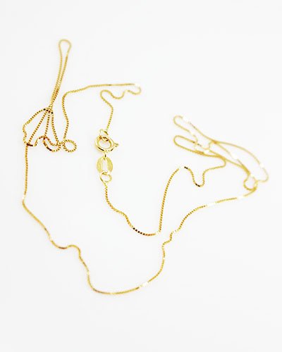 CORRENTE EM OURO 18K VENEZIANA 0,6MM 45CM