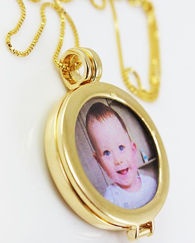 COLAR CAPSULA COM FOTO PERSONALIZADA