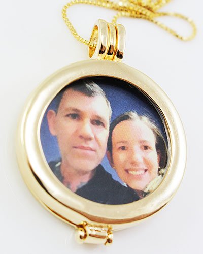 COLAR CAPSULA COM FOTO PERSONALIZADA