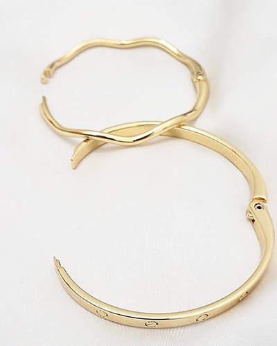 PULSEIRA BRACELETE ONDULADO