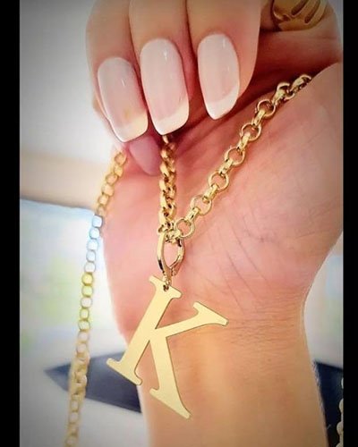 COLAR ELO PORTUGUES COM LETRA 25MM