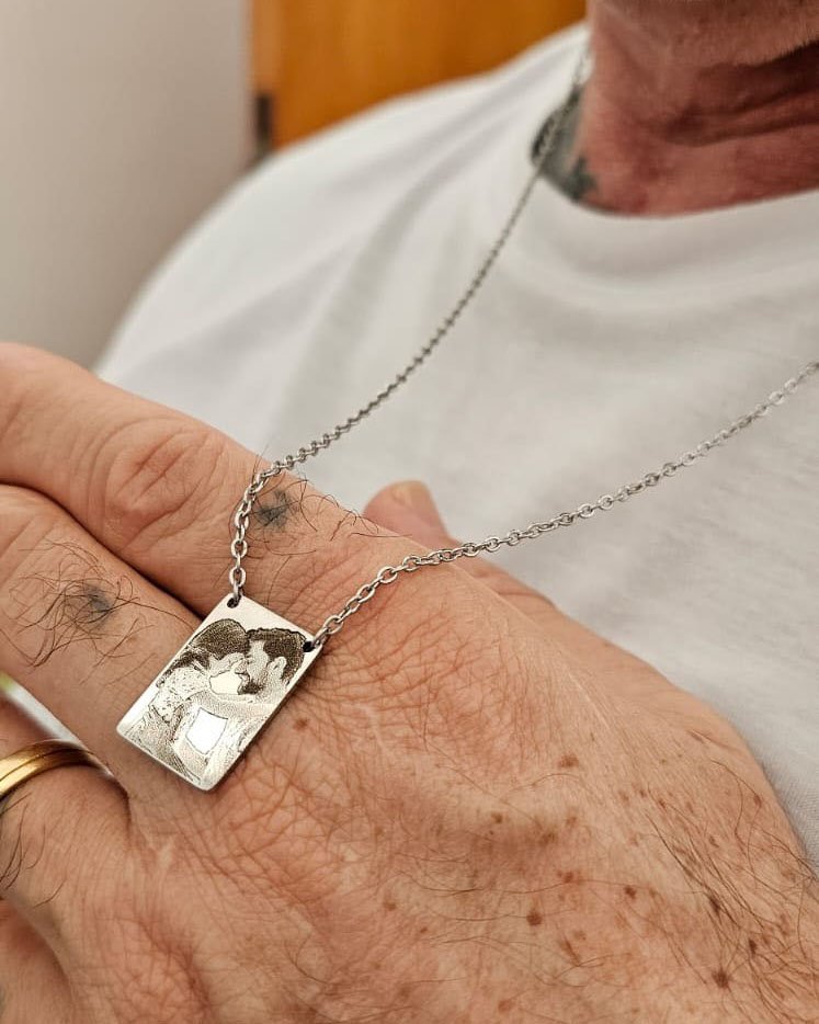 ESCAPULARIO PERSONALIZADO AÇO INOX