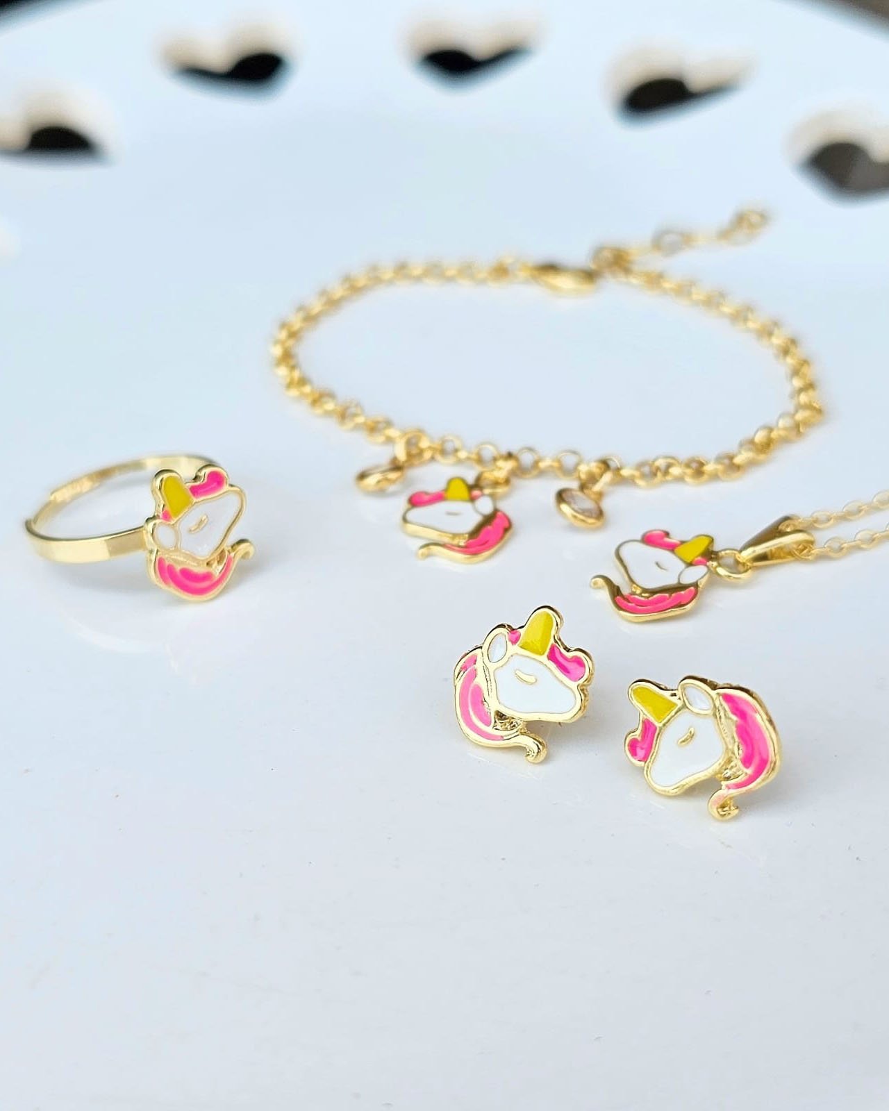 PULSEIRA INFANTIL DE UNICORNIO