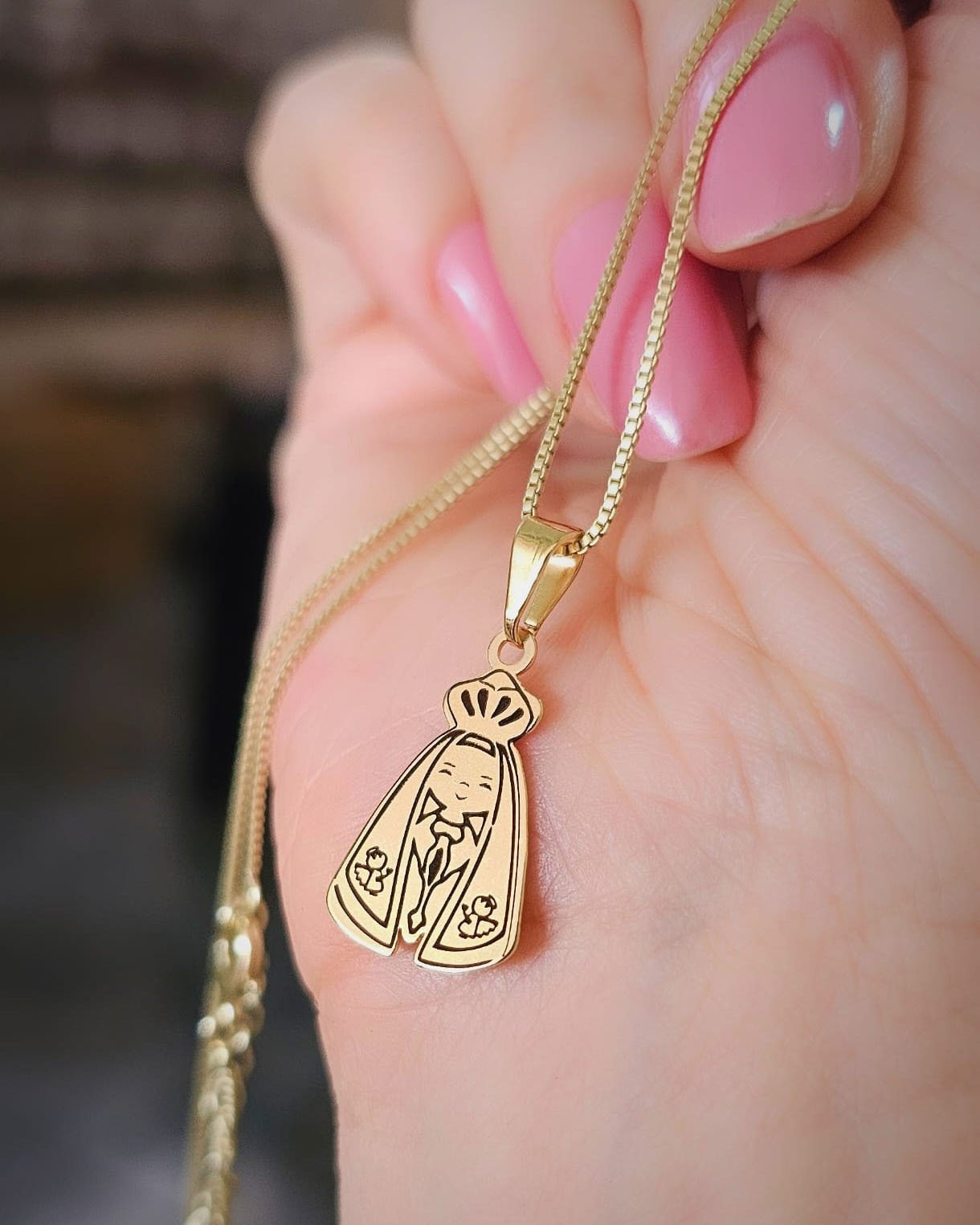 COLAR PERSONALIZADO NOSSA SENHORA BABY