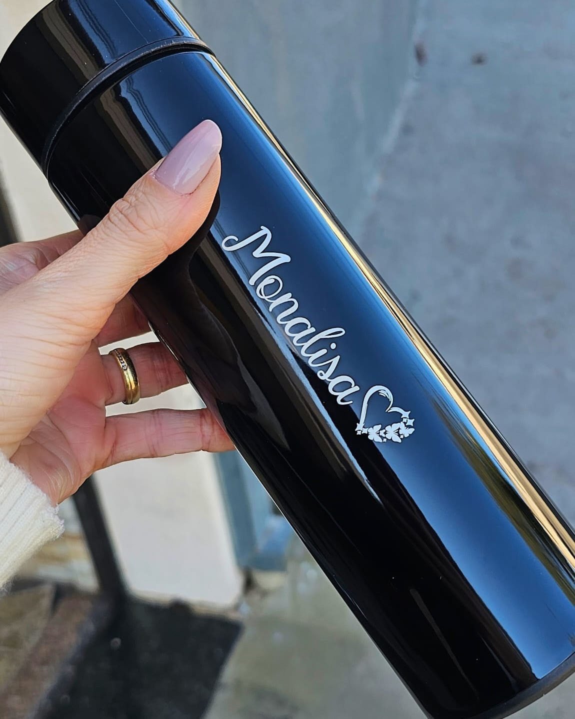 GARRAFA PERSO TÉRMICA TAMPA C/MARCADOR DE TEMPERATURA