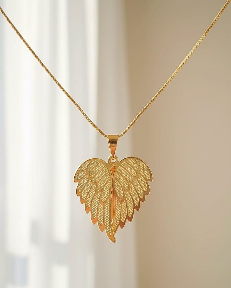 COLAR PERSONALIZADO FOTOGRAVAÇÃO COM ASAS