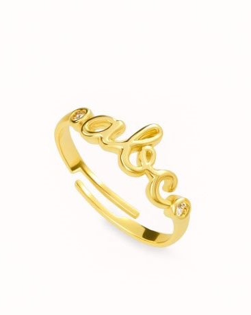 ANEL INFANTIL REGULAVEL ABC E ZIRCONIA